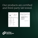 Certificate of Analysis for Cymbiotika Liposomal Glutathione — third-party lab tested