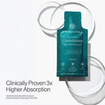 Cymbiotika Liposomal Glutathione sachet on petri dishes — clinically proven 3x higher absorption