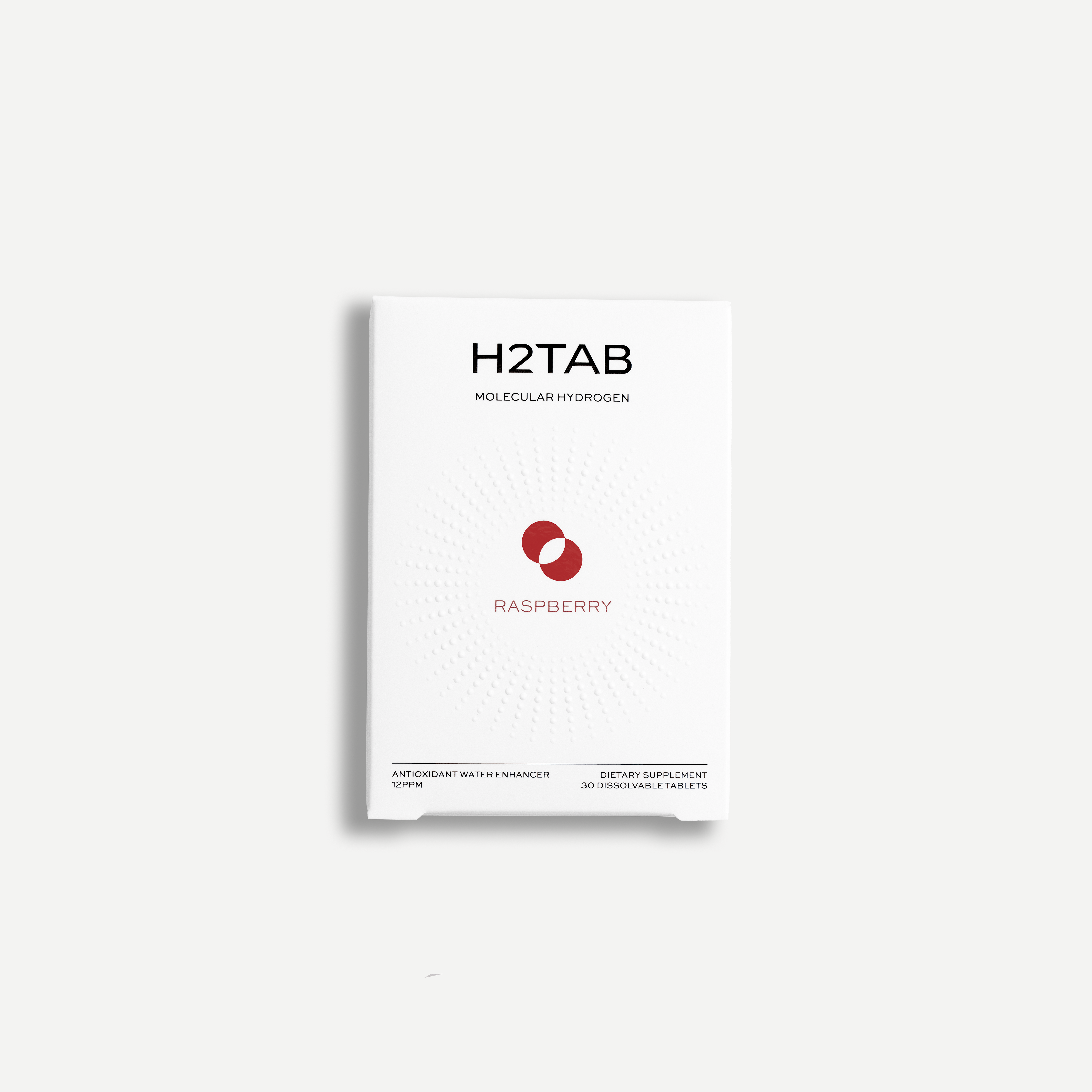 H2Tab Molecular Hydrogen Tablets Raspberry tube, 30 tablets