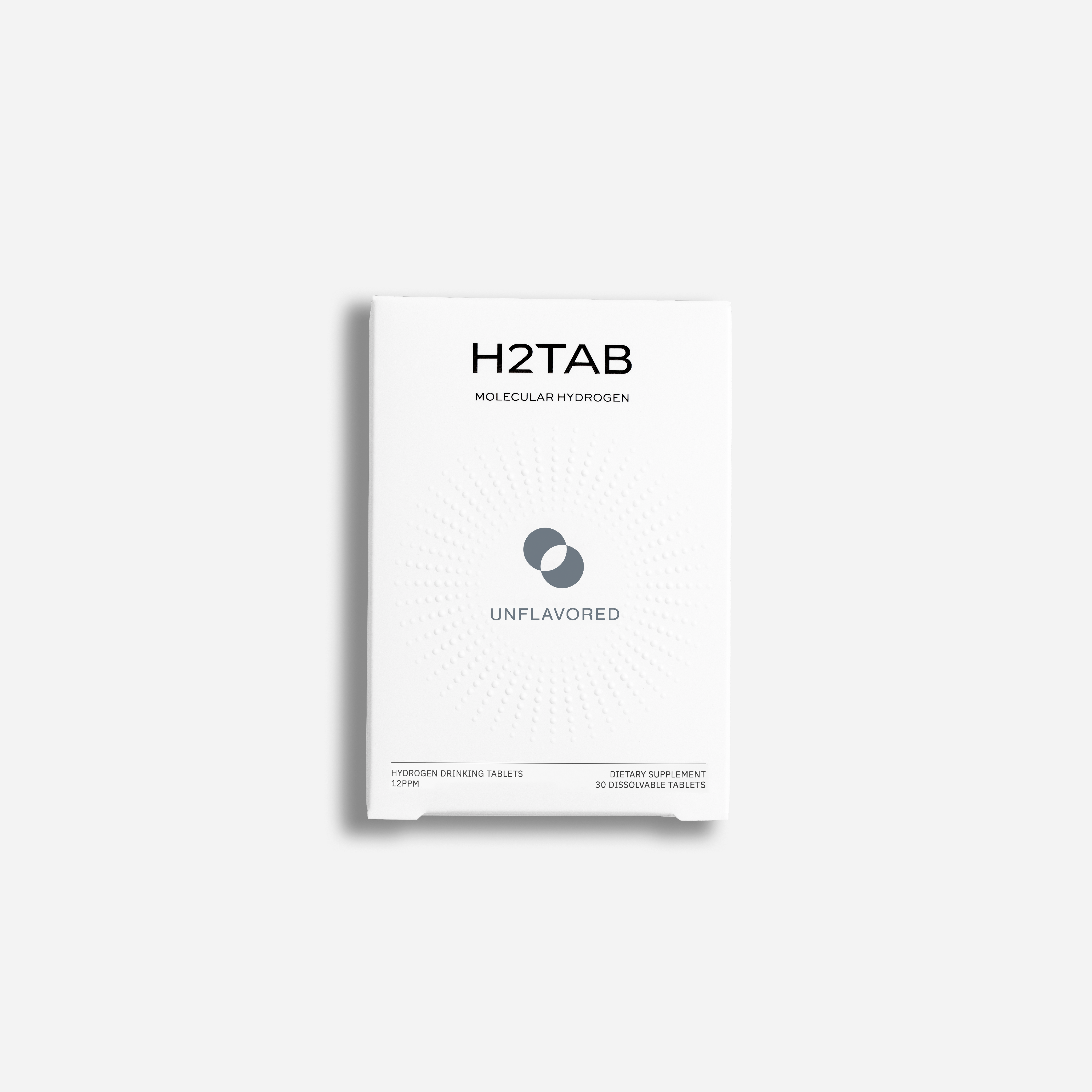 H2Tab Molecular Hydrogen Tablets Unflavoured tube, 30 tablets